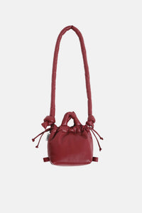 MicroOna Vegan Leather Bag - cherry red