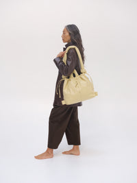 Ona Vegan Leather Bag - butter yellow