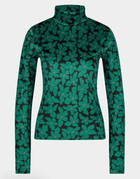 Turtleneck Fleur - groen