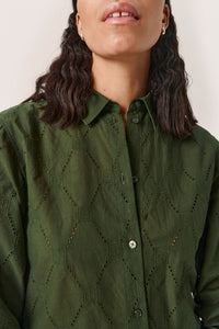 Blouse Willie - donkergroen