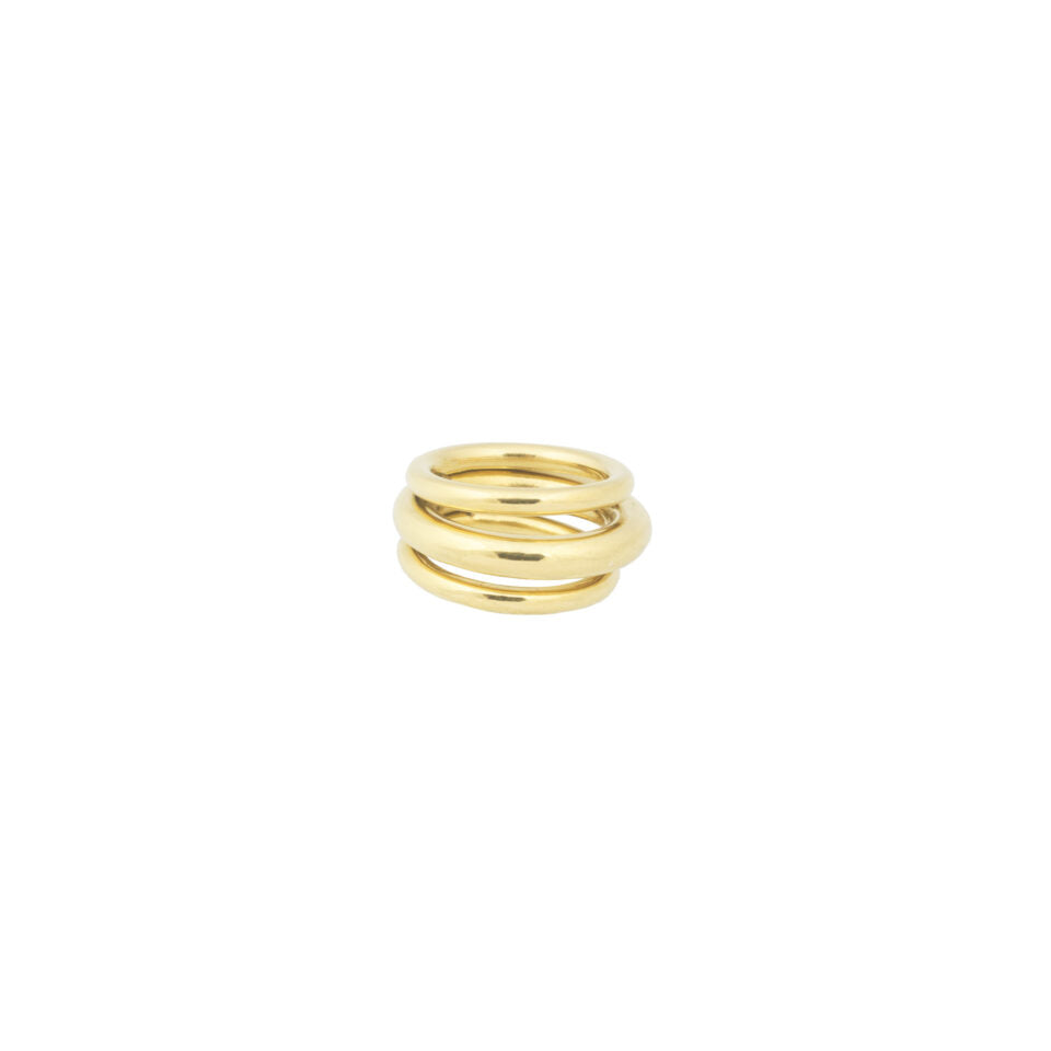 Ring Pinkey Triune - goud