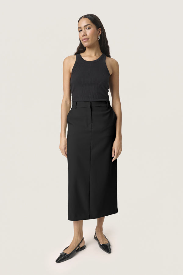 Rok Corinne Long Pencil - zwart