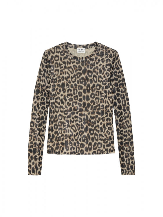 Shirt Mesh Leopard - leopard