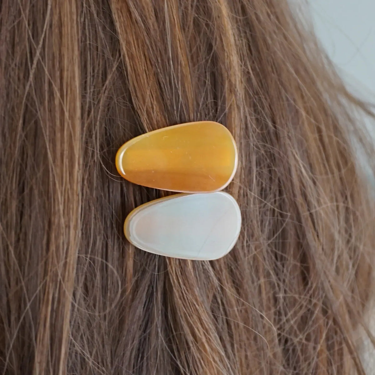 Haarclips Galet - biscuit