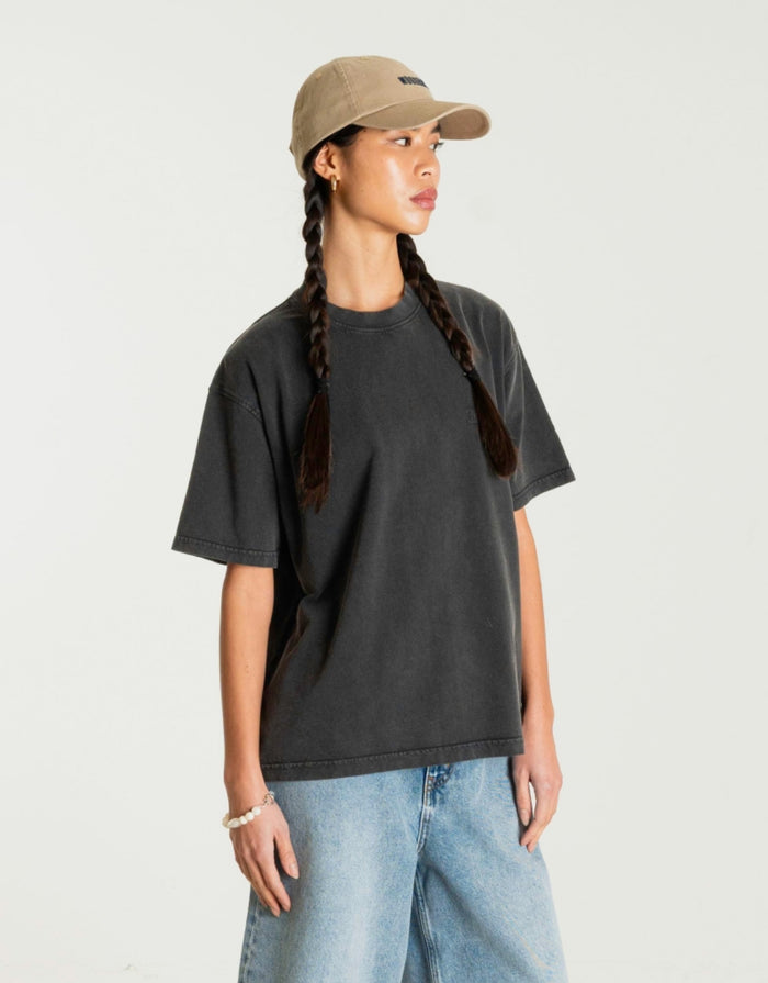 T-shirt Balo Washed - faded black