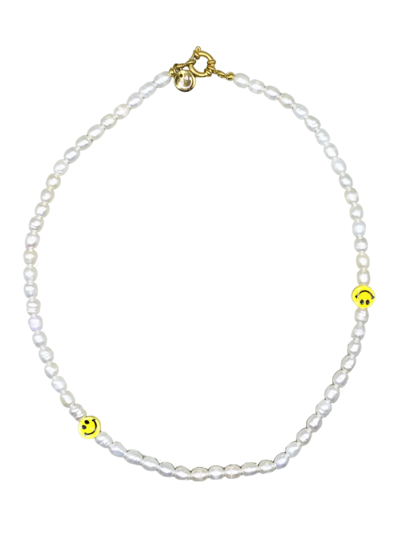Ketting Boris Smile - wit