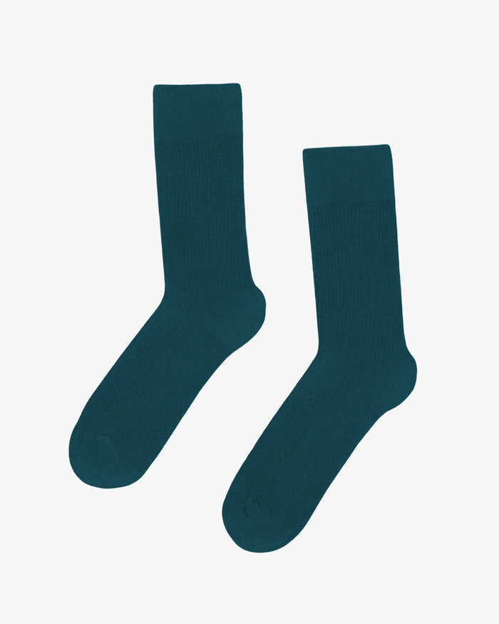 Sokken Classic Organic - ocean green