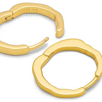 Oorhangers Organic Hoops - goud