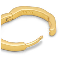 Oorhangers Organic Hoops - goud