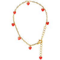 Armband Love U - lipstick red