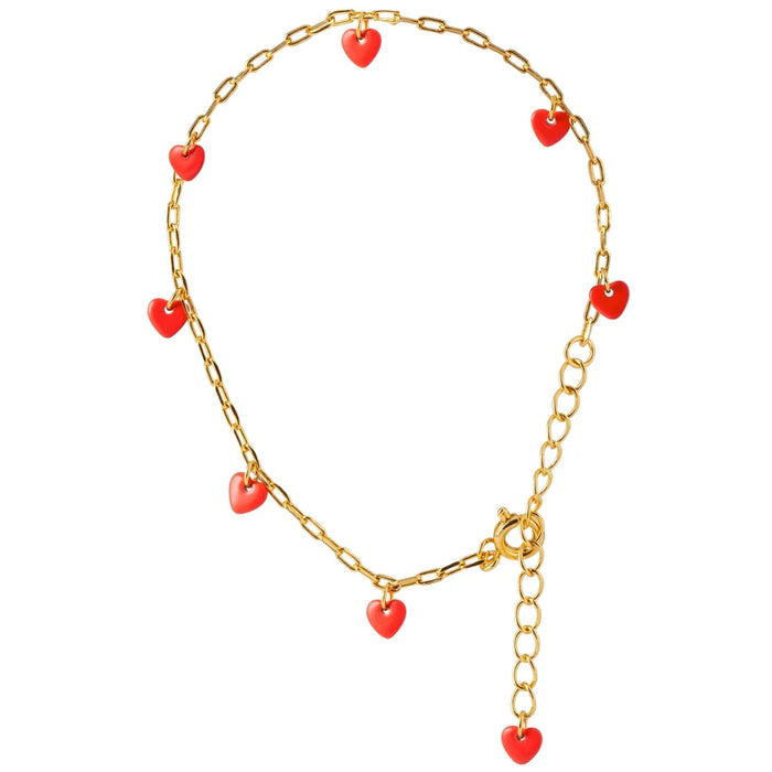 Armband Love U - lipstick red