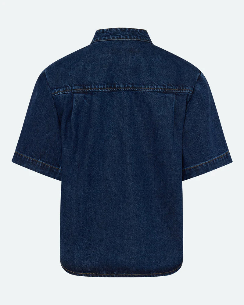 Blouse Alicia - medium blue