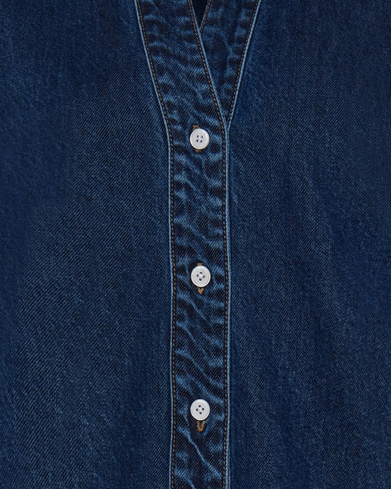 Blouse Alicia - medium blue