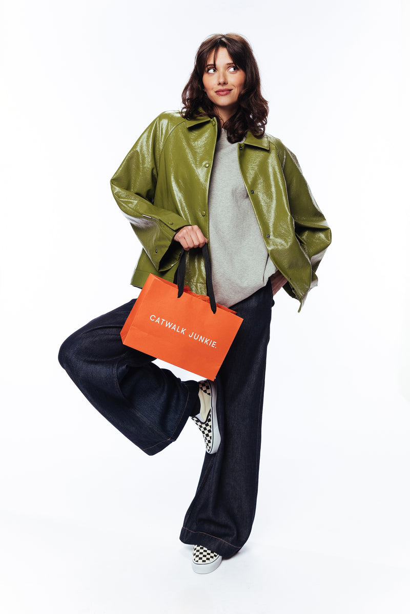 Jas Vegan Leather - olive branch