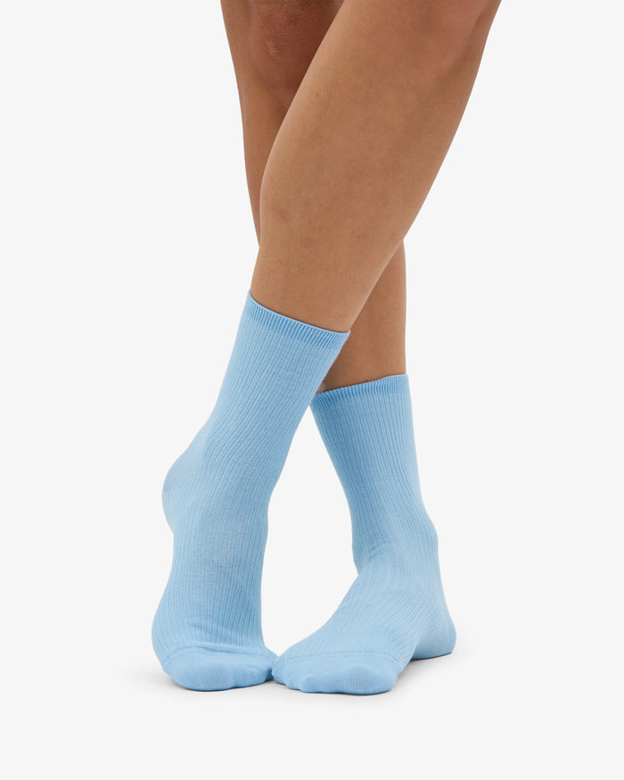 Sokken Classic Organic - seaside blue