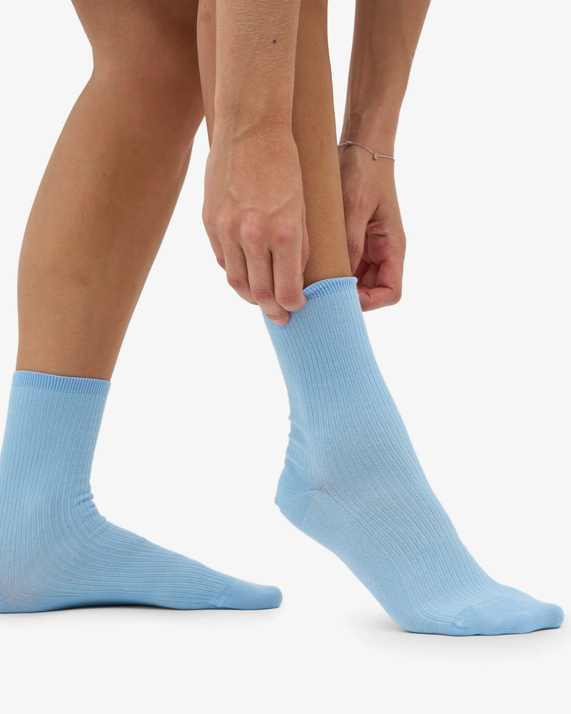Sokken Classic Organic - seaside blue