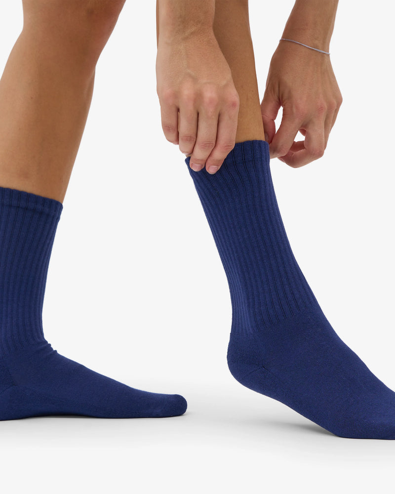 Sokken Organic Active - marine blue