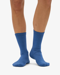 Sokken Organic Active - petrol blue