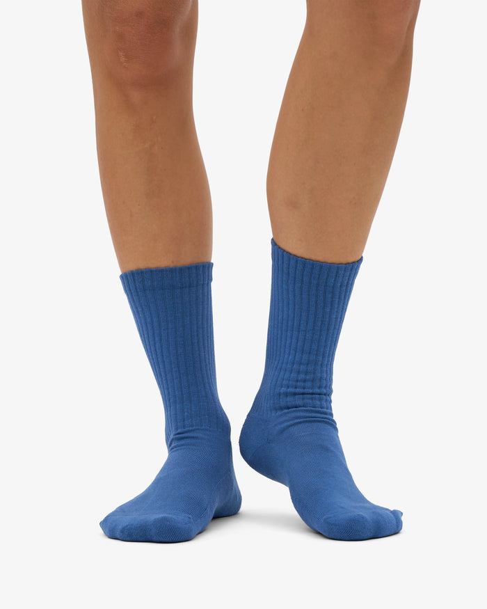 Sokken Organic Active - petrol blue