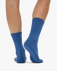 Sokken Organic Active - petrol blue
