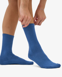 Sokken Organic Active - petrol blue