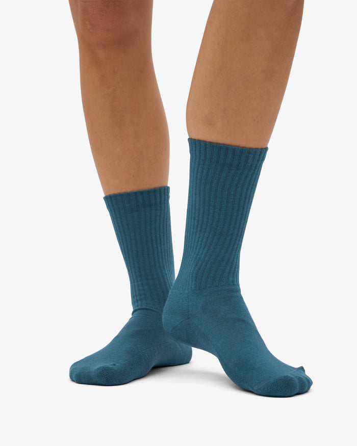 Sokken Organic Active - ocean green