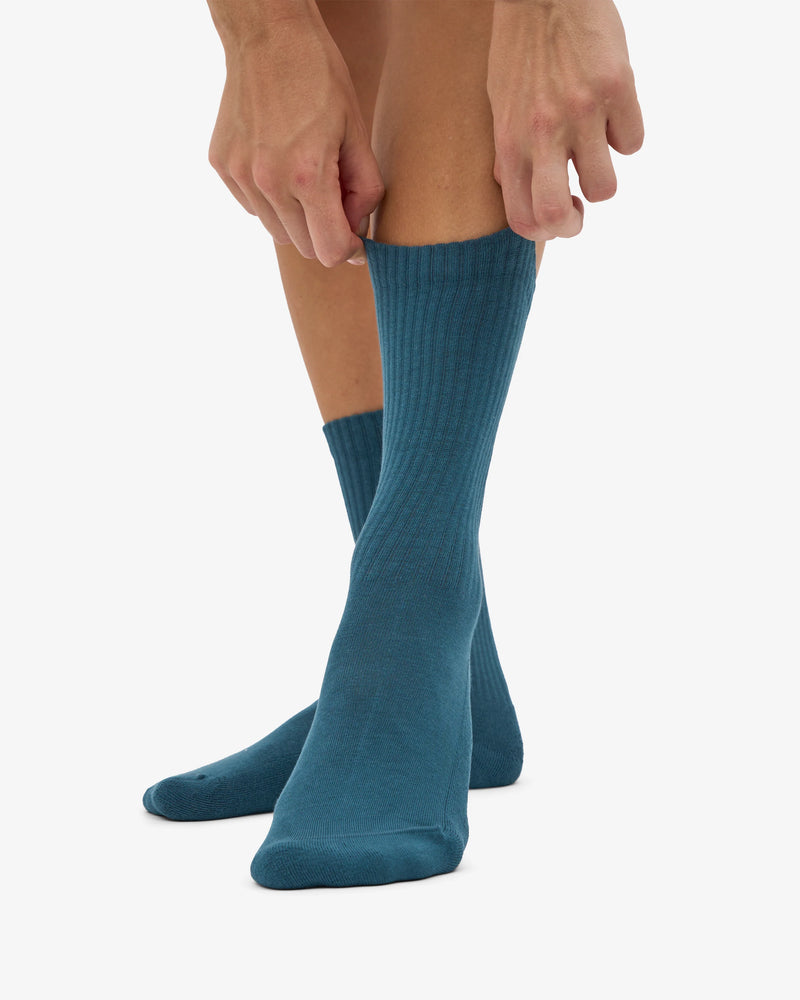 Sokken Organic Active - ocean green