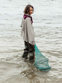 Jas Check Cape - brown