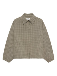 Jas Check Cape - brown