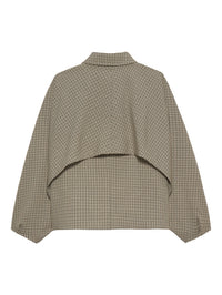 Jas Check Cape - brown