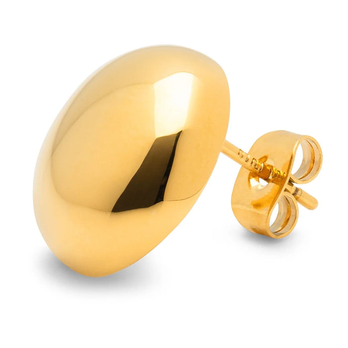 Oorsteker Bubble Round - goud