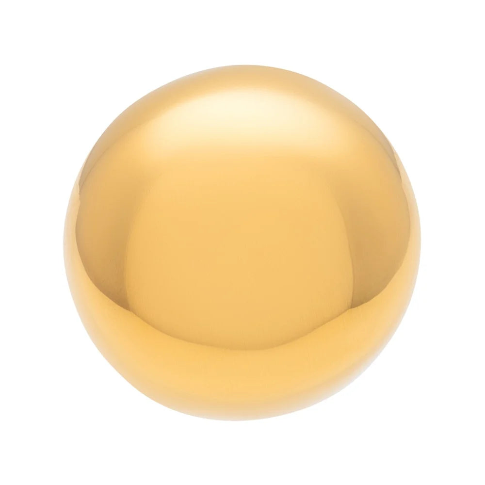 Oorsteker Bubble Round - goud