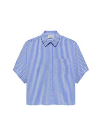 Blouse Short Sleeve With Graphic - blauw