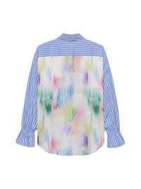 Blouse With Graphic - blauw