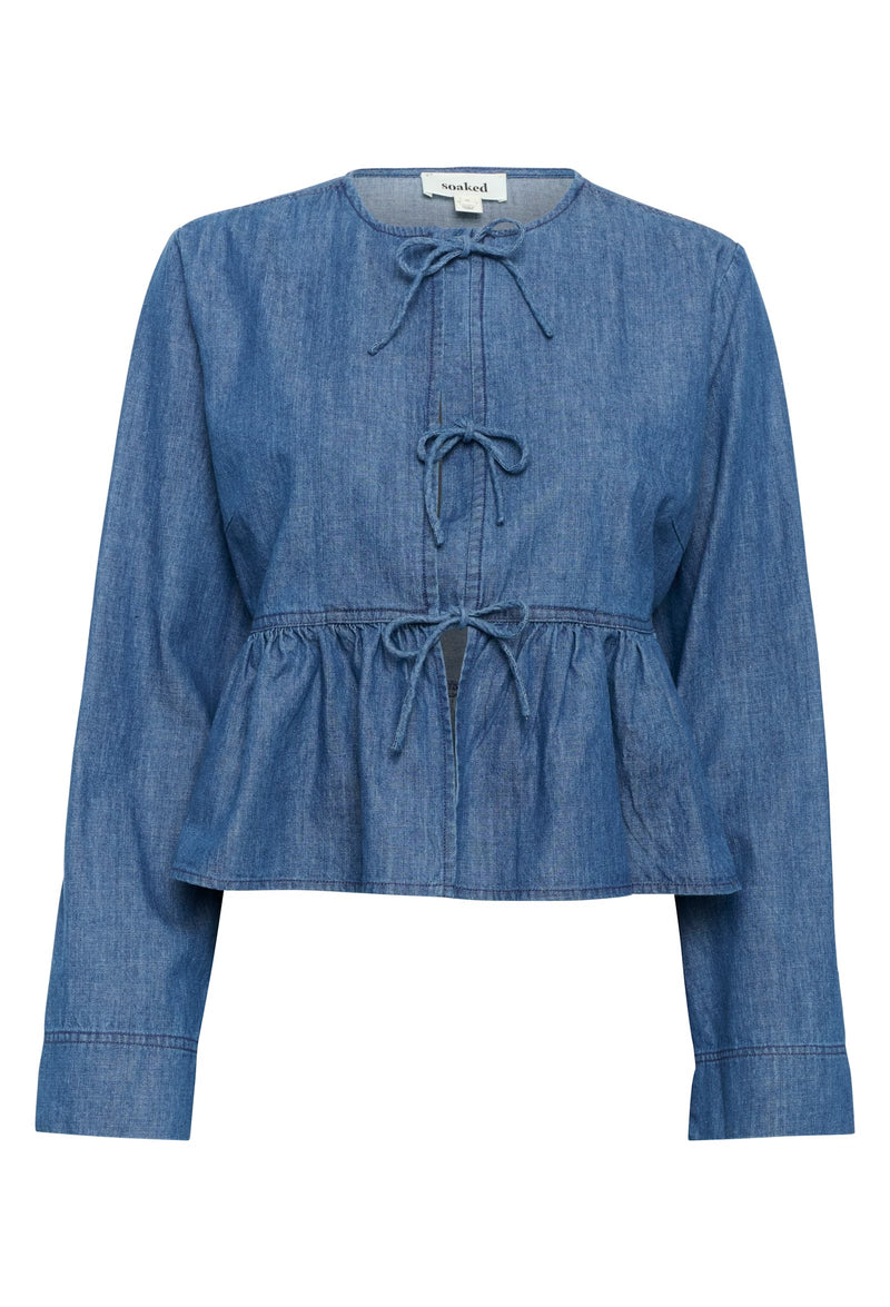 Blouse Chamy - donkerblauw
