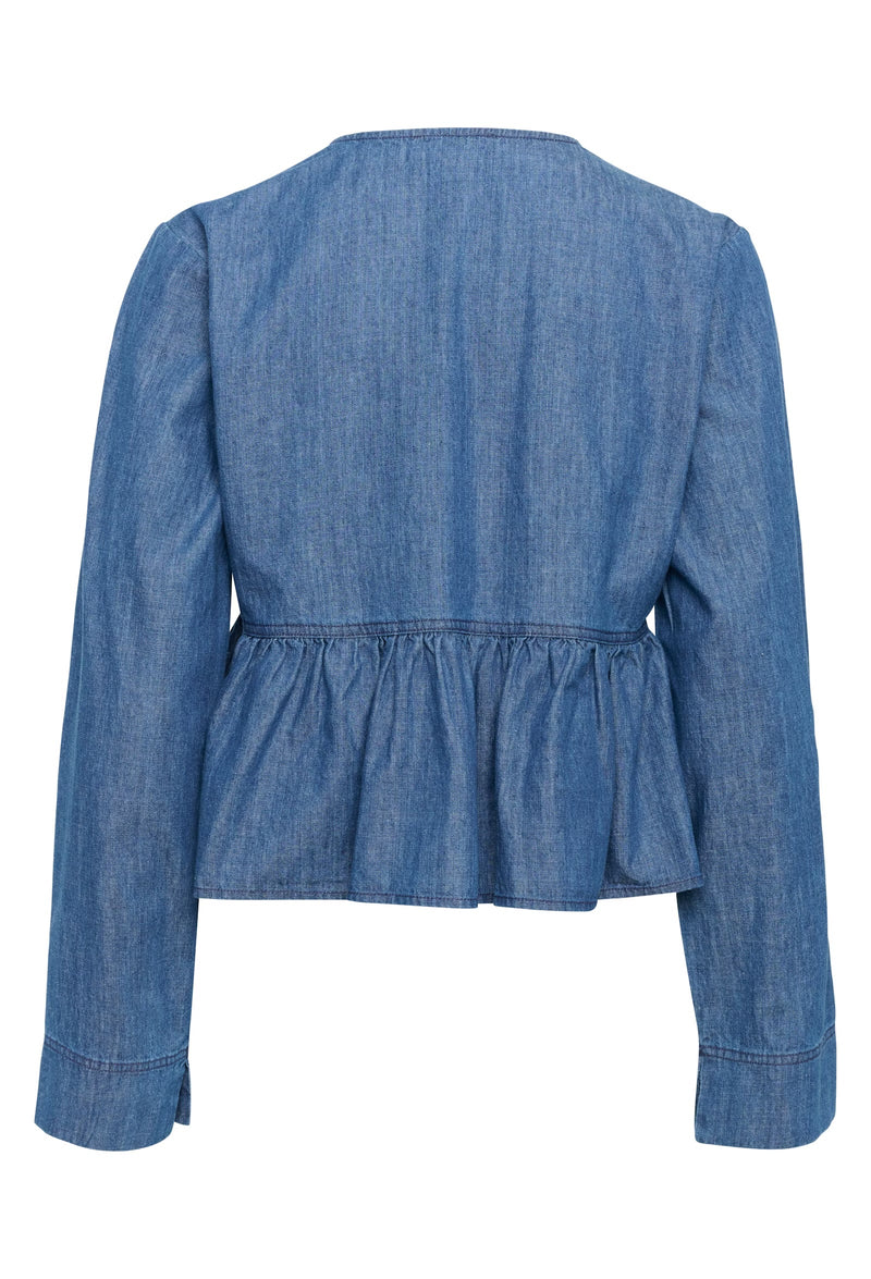 Blouse Chamy - donkerblauw