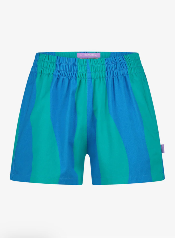 Short Carlo - blauw/groen