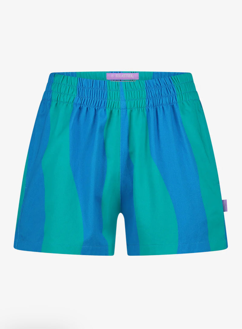 Short Carlo - blauw/groen