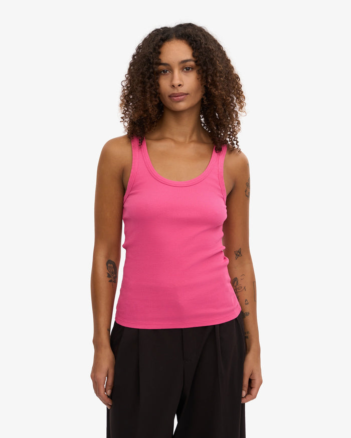 Top Organic Rib - dusty olive