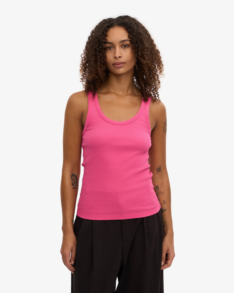 Top Organic Rib - dusty olive