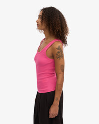 Top Organic Rib - dusty olive