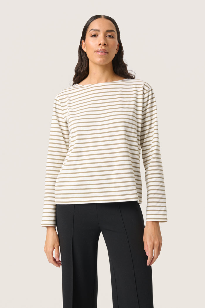 Shirt Neo New - olijfgroen/wit