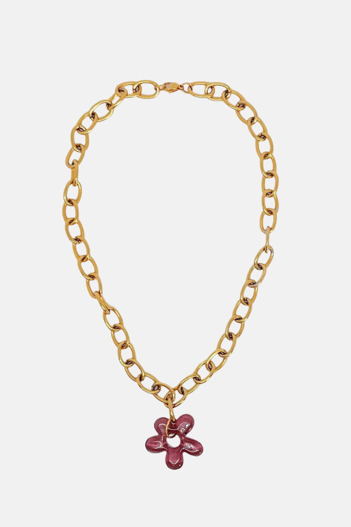 Ketting Bloom - paars