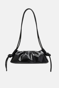 Dumpling Vegan Leather Bag - black