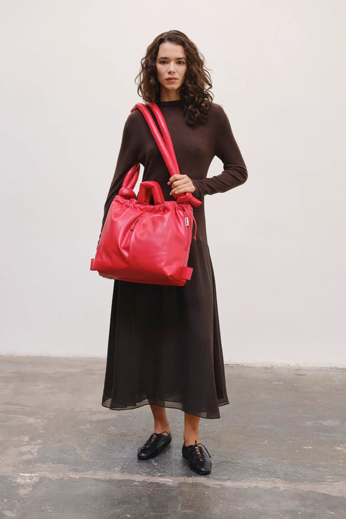 Ona Vegan Leather Bag - red