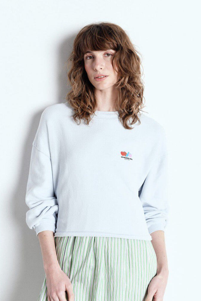 Sweater Atubay - lichtblauw