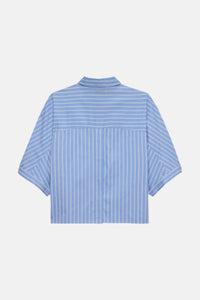 Blouse Short Sleeve - blauw