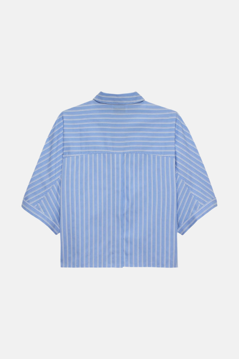 Blouse Short Sleeve - blauw