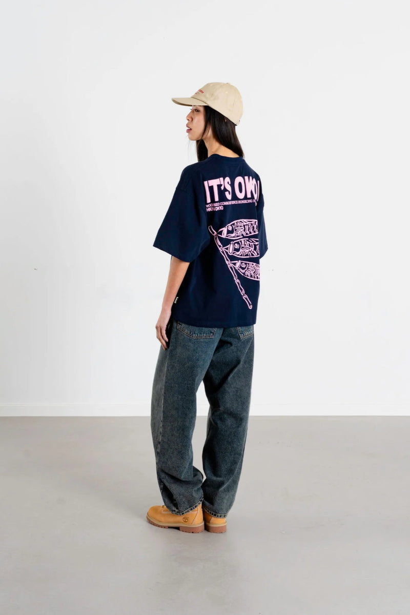 T-shirt Balo Koi - dark navy