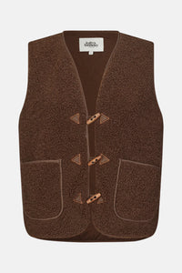 Vest Hugo - donkerbruin